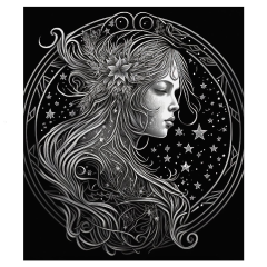 OB Panel  35-39 x 45 cm (více v popisu produktu) - Znamení - panna Materiál - výběr z variant