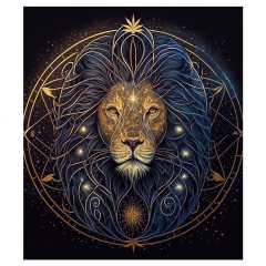 OB Panel  35-39 x 45 cm (více v popisu produktu) - Znamení - lev Materiál - výběr z variant